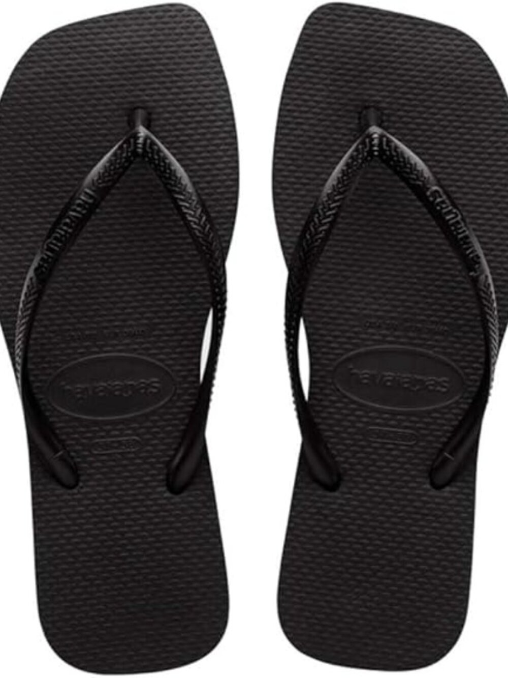 Women's Slim Square Solid Flip Flops | Beach Sandals
